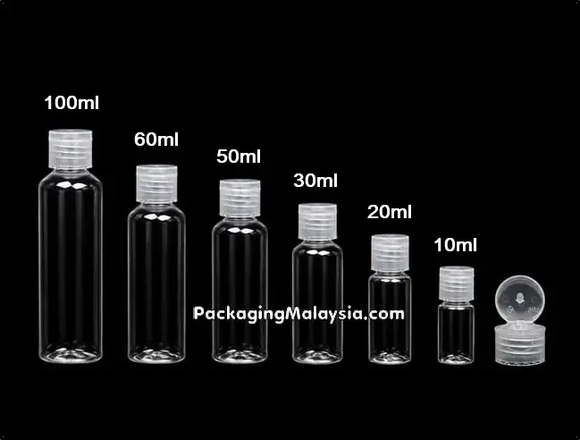 Pemborong botol plastik flip top di Malaysia - AC123