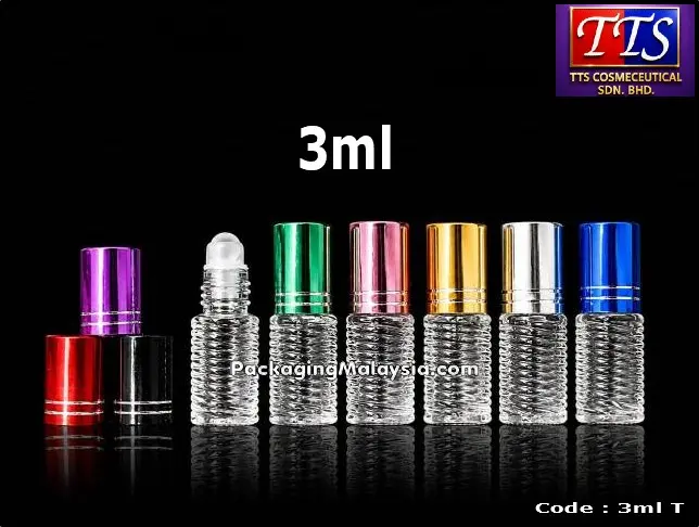 3ml t spiral botol minyak wangi roll on
