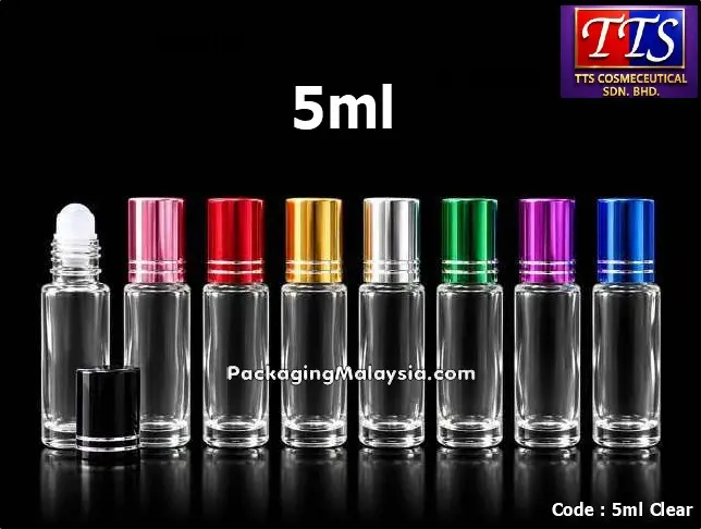 5ml clear botol minyak wangi roll on