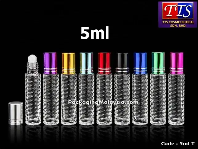 5ml t spiral botol minyak wangi roll on