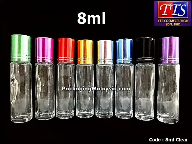 8ml clear botol minyak wangi roll on