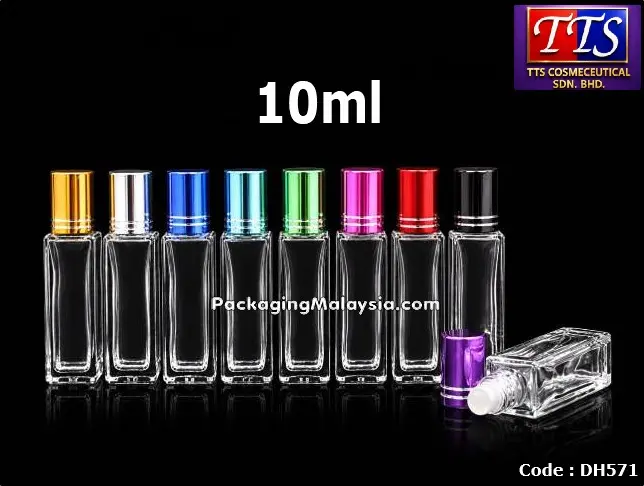 DH571 10ml petak botol minyak wangi roll on
