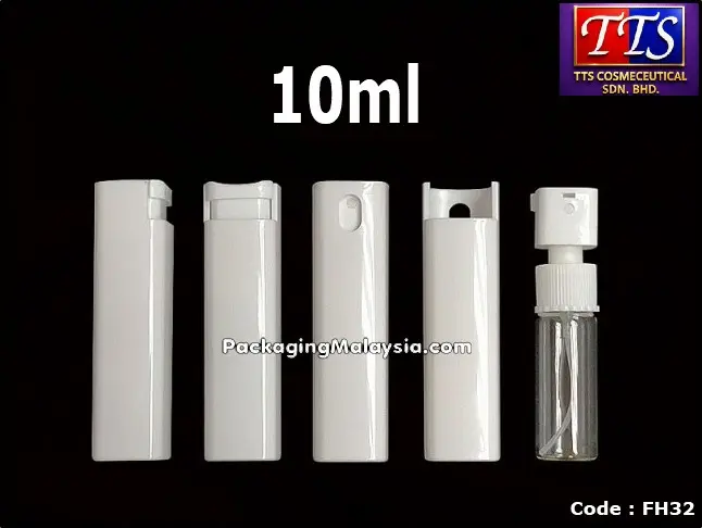 FH32 10ml botol minyak wangi spray screw putih
