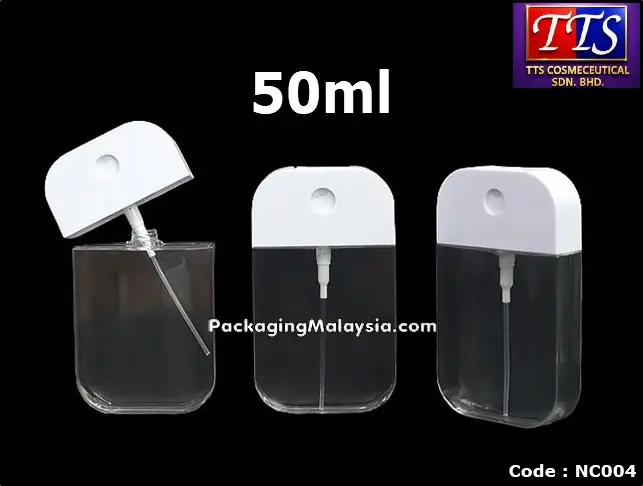 NC004 50ml botol minyak wangi spray press clip