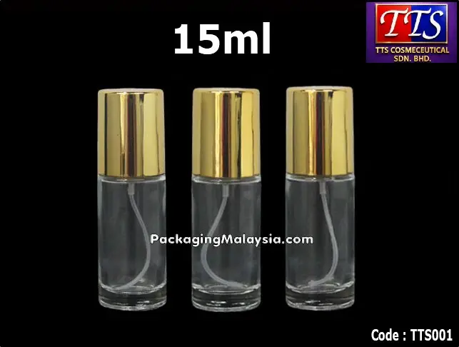 TTS001 15ml botol minyak wangi spray screw
