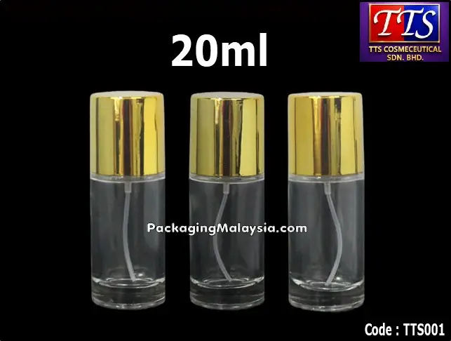 TTS001 20ml botol minyak wangi spray screw
