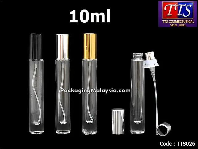 TTS026 10ml botol perfume spray press clip