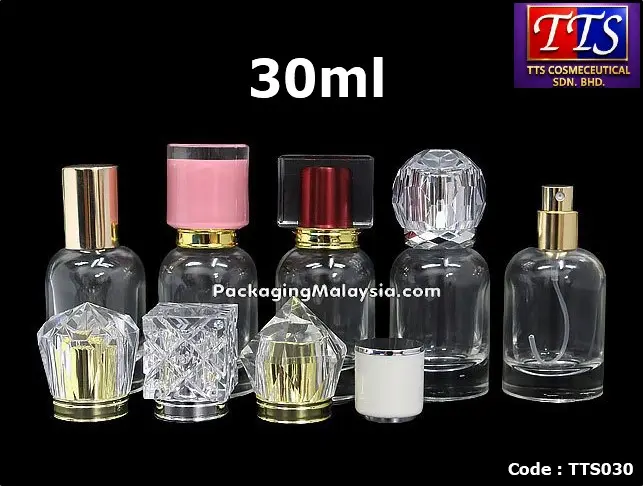 TTS030 30ml botol minyak wangi spray press clip