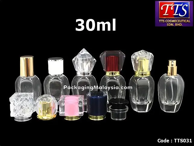 TTS031 30ml botol minyak wangi spray press clip