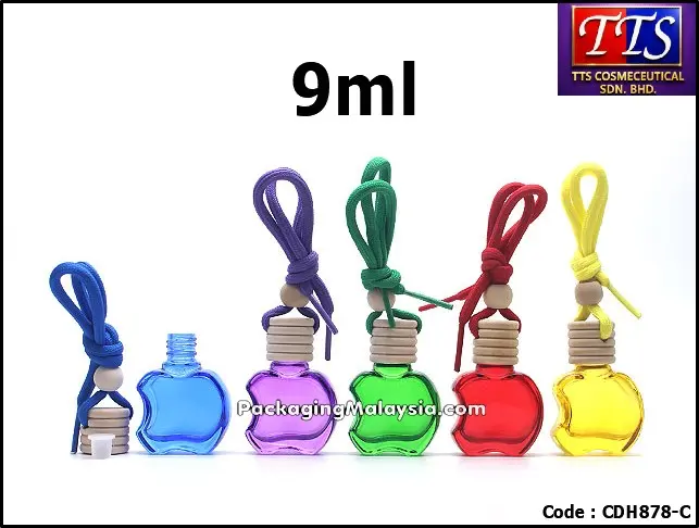 Botol minyak wangi kereta gantung berwarna 9ml cdh878-c