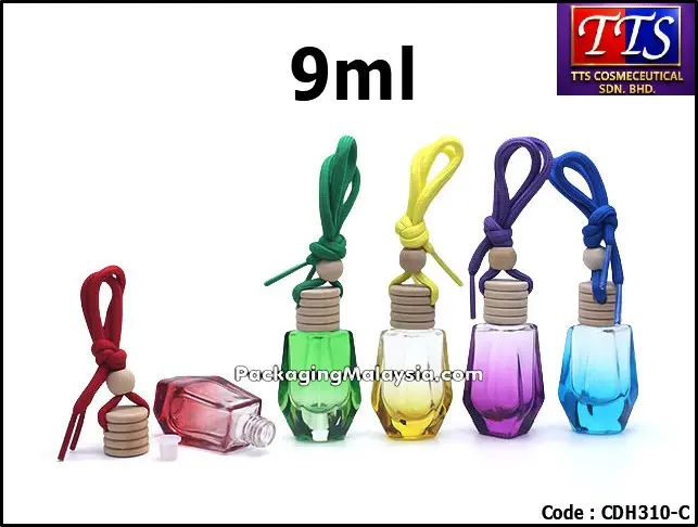 Botol perfume kereta gantung berwarna 9ml cdh310-c