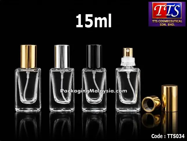 TTS034 15ml botol minyak wangi spray press clip
